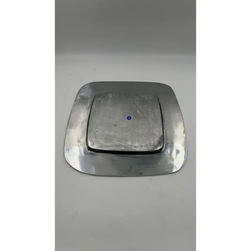 Vintage Mexican Sand Casted Pewter Platter 11 inch - Picture 3 of 4
